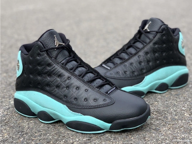 Island Green 13 Retro 414571-030 Jordan Black Air 0919